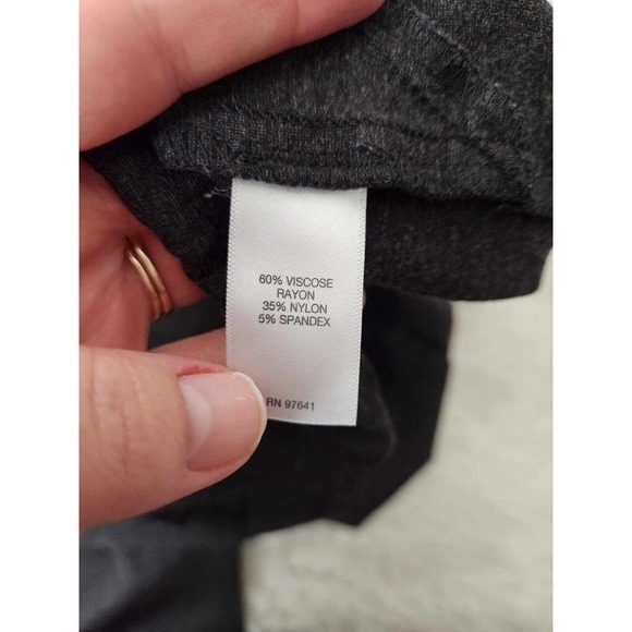 J.Jill Women's Ponte Knit Pull On Slim Leg Gray Pant Size M - Picture 4 of 7